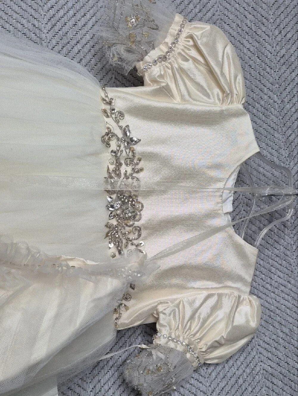 NWT Christie Helene Luxury Heirloom Rare Silk Couture Christening Gown Bonnet 6M
